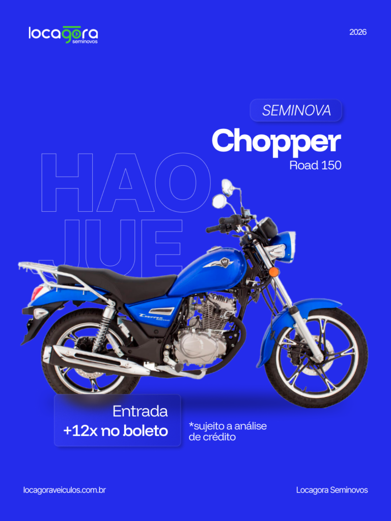 Chopper road 150 seminova